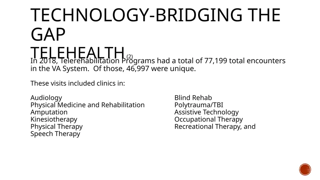 TBI and the VA: A Patient Centered Care Approach - slide 24 of 31