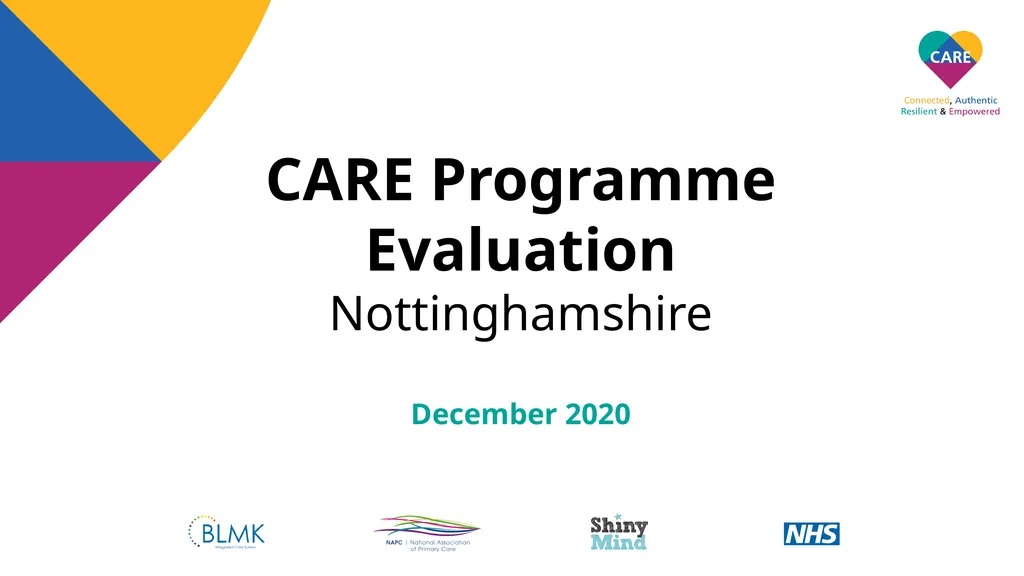 Notts ICS CARE Impacts Report December 2020 Notts - slide 4 of 14