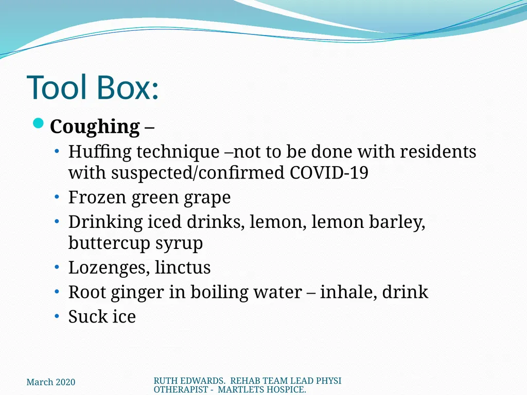 AREAS WE WILL COVER: What is breathlessness – who - slide 17 of 32