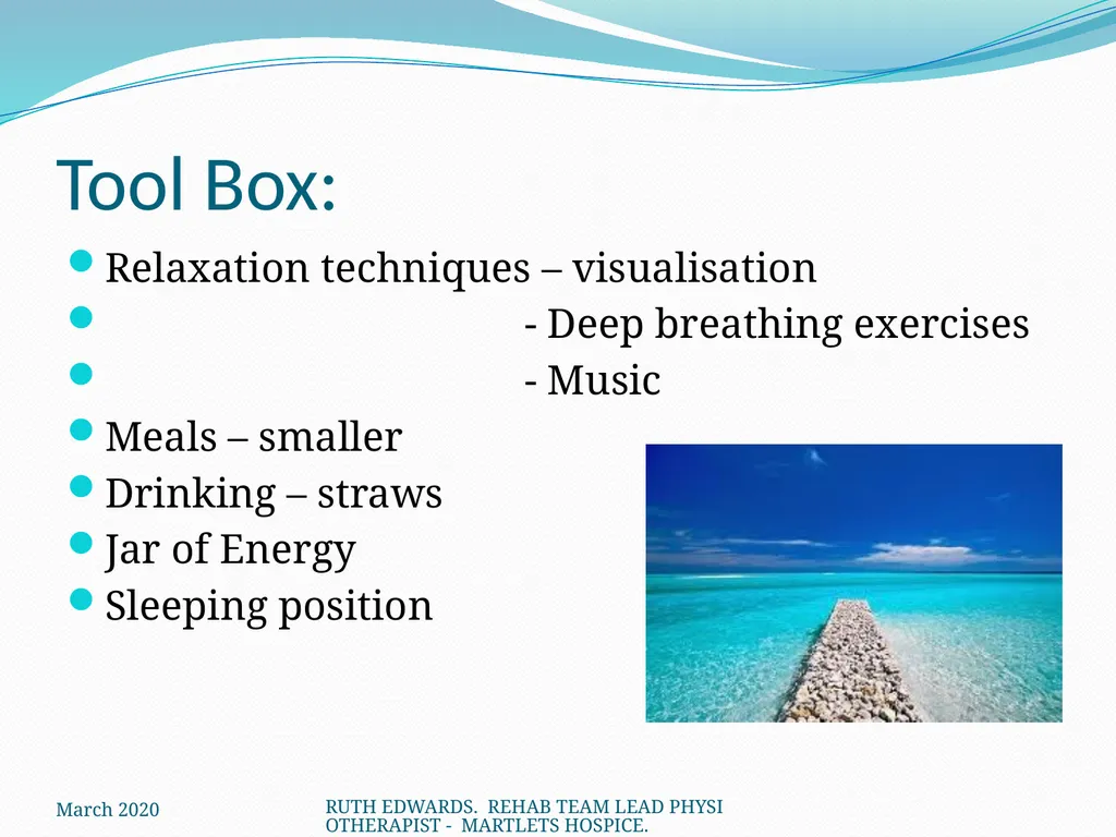 AREAS WE WILL COVER: What is breathlessness – who - slide 19 of 32