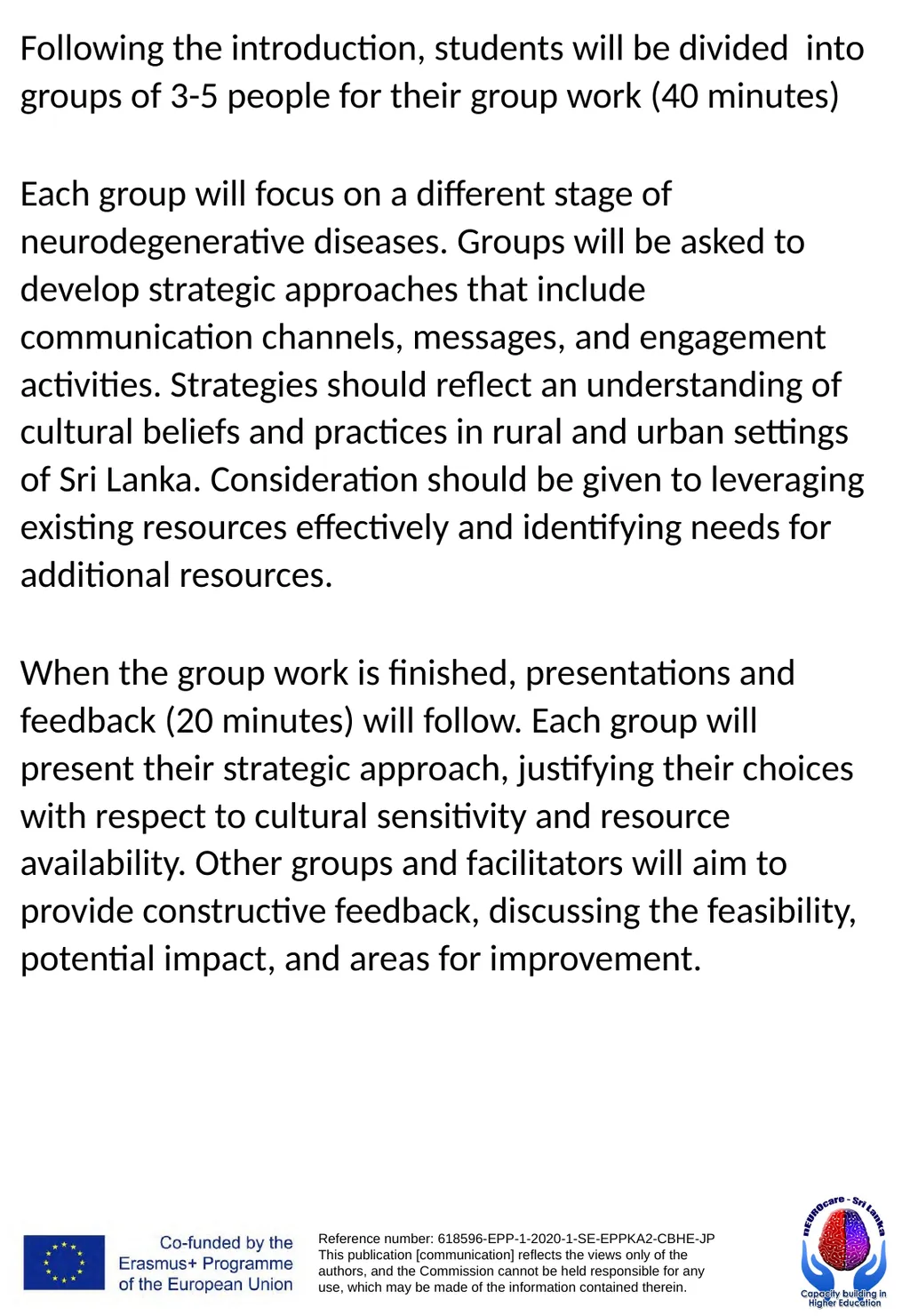 WORKSHOPS PUBLIC HEALTH PROMOTION AND - slide 21 of 71