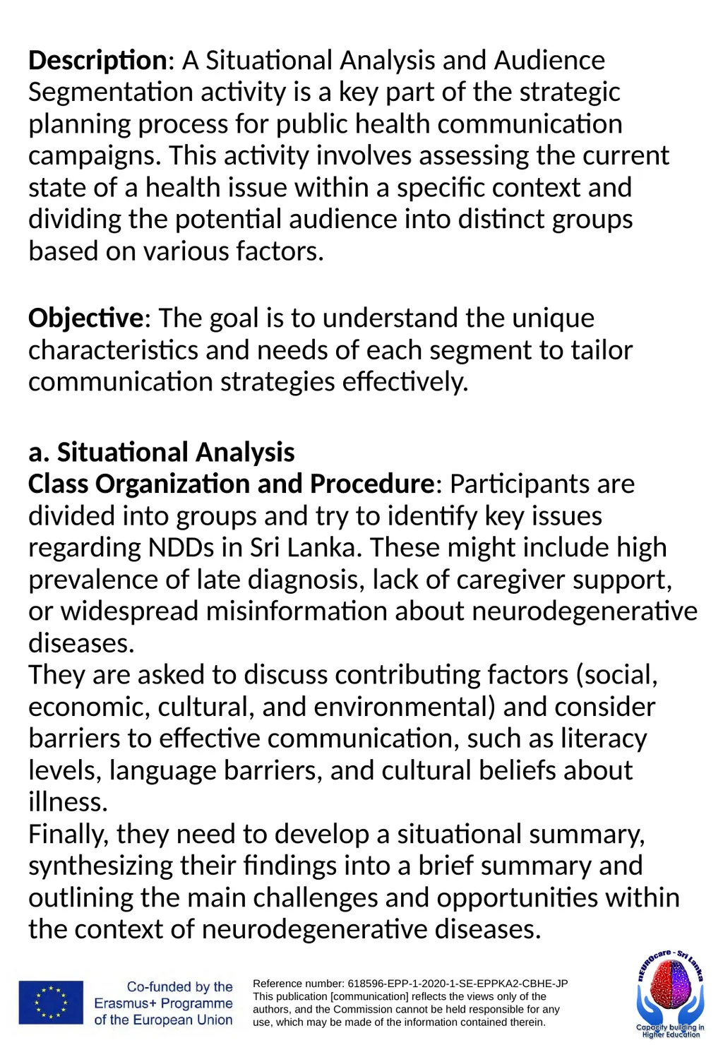WORKSHOPS PUBLIC HEALTH PROMOTION AND - slide 12 of 71