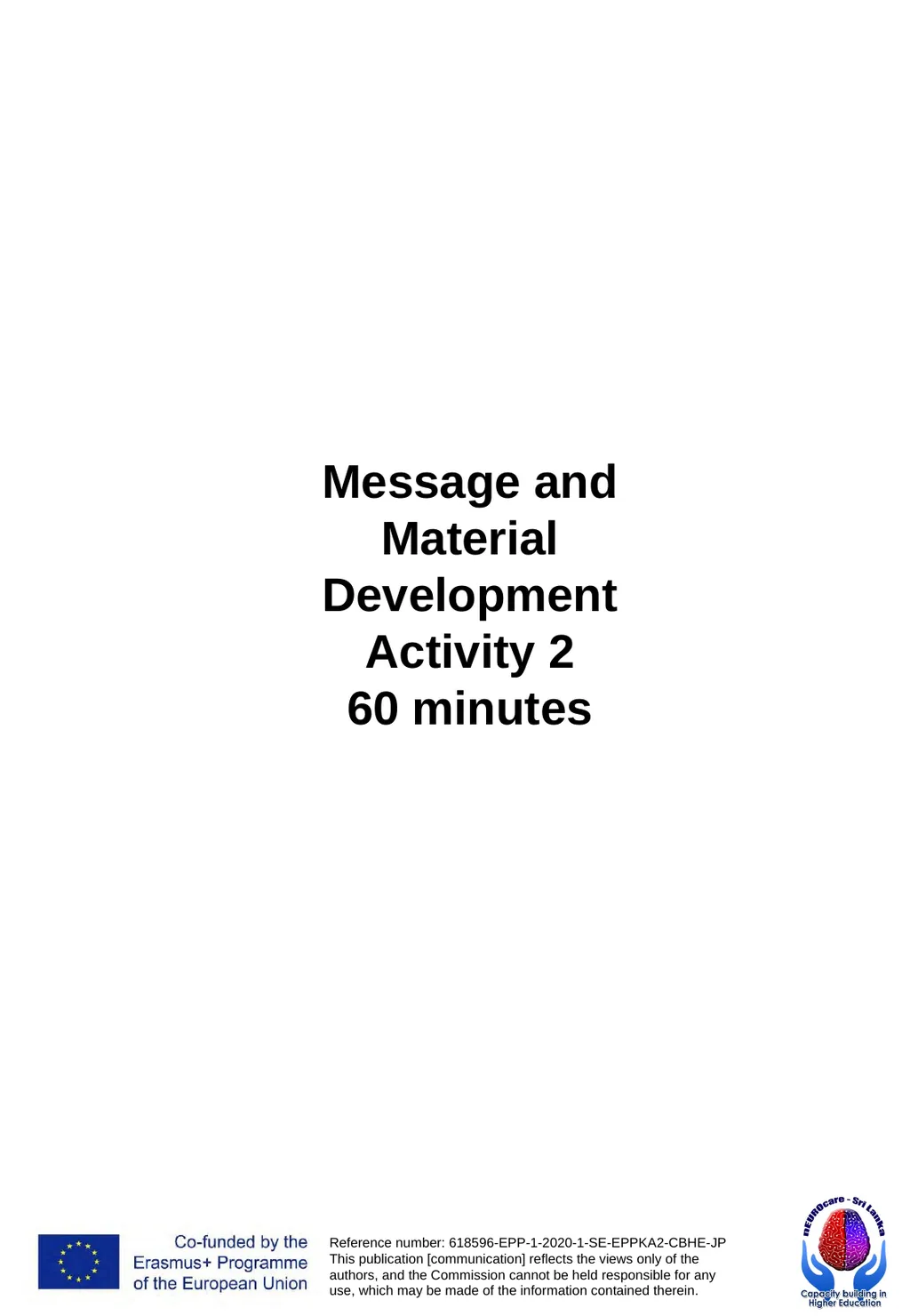 WORKSHOPS PUBLIC HEALTH PROMOTION AND - slide 32 of 71