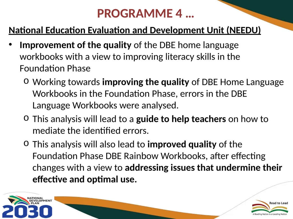 FIRST QUARTER PERFORMANCE OF THE DEPARTMENT IN - slide 110 of 142