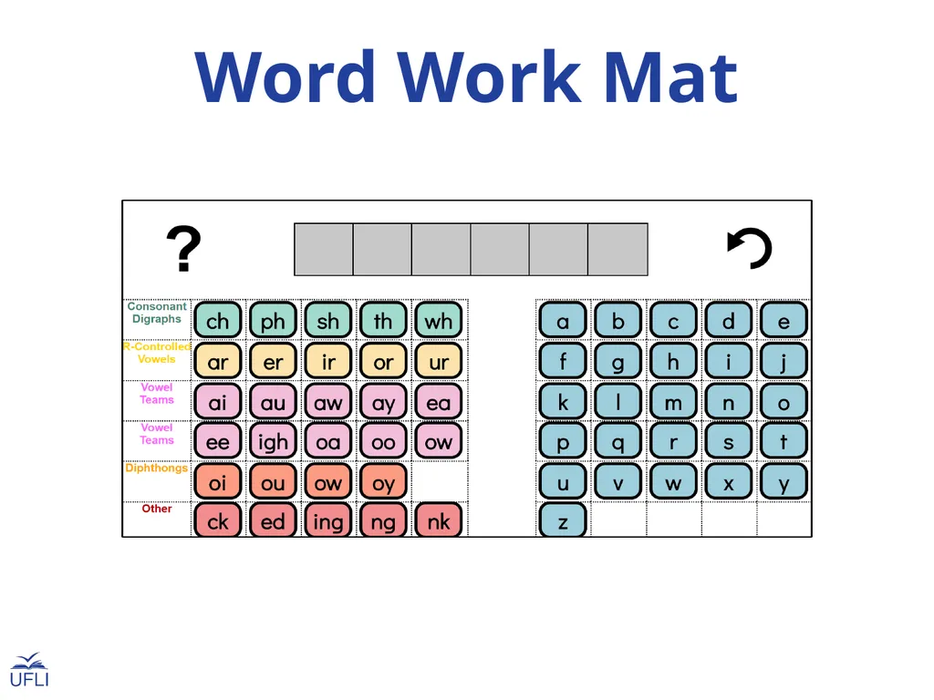 Word Work Mat Activity: Click the link or scan the - slide 1 of 5
