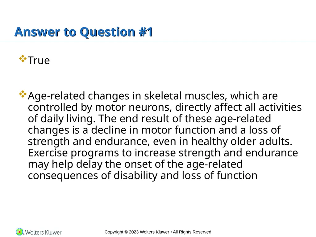 Chapter 23 Safe Mobility Introduction Mobility is - slide 9 of 28