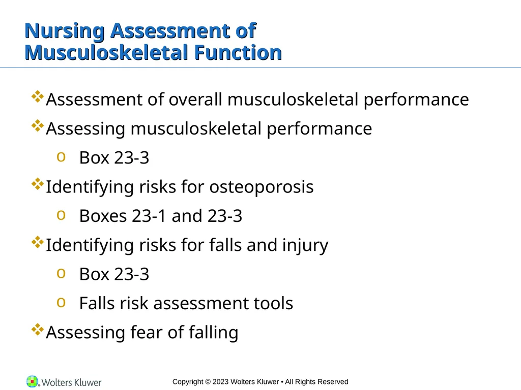 Chapter 23 Safe Mobility Introduction Mobility is - slide 21 of 28