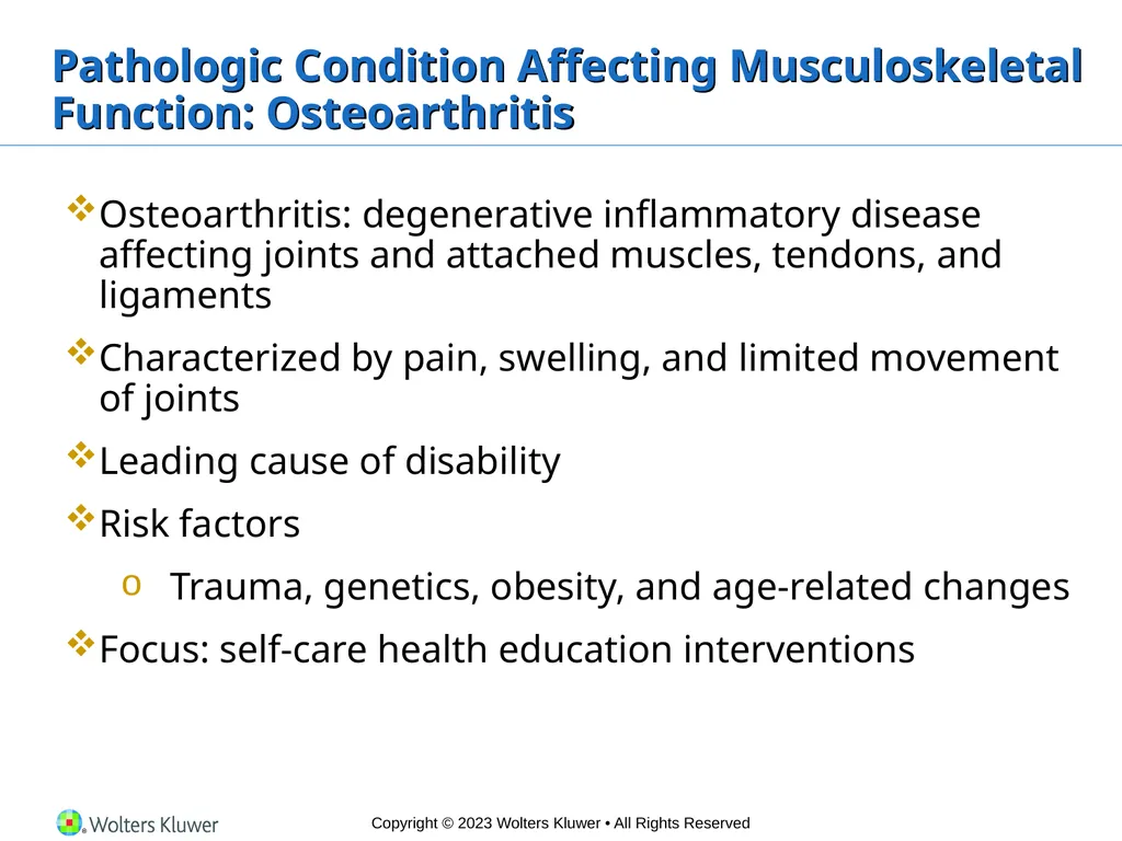 Chapter 23 Safe Mobility Introduction Mobility is - slide 18 of 28
