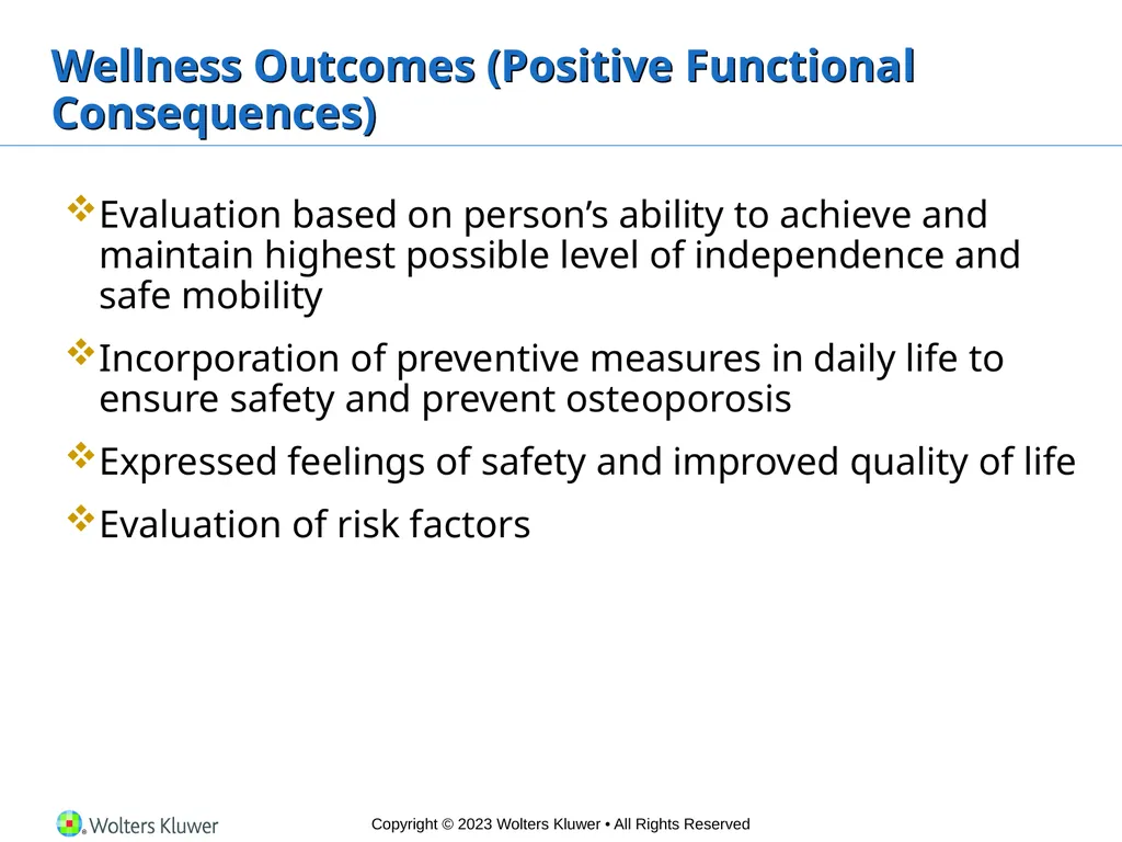 Chapter 23 Safe Mobility Introduction Mobility is - slide 28 of 28