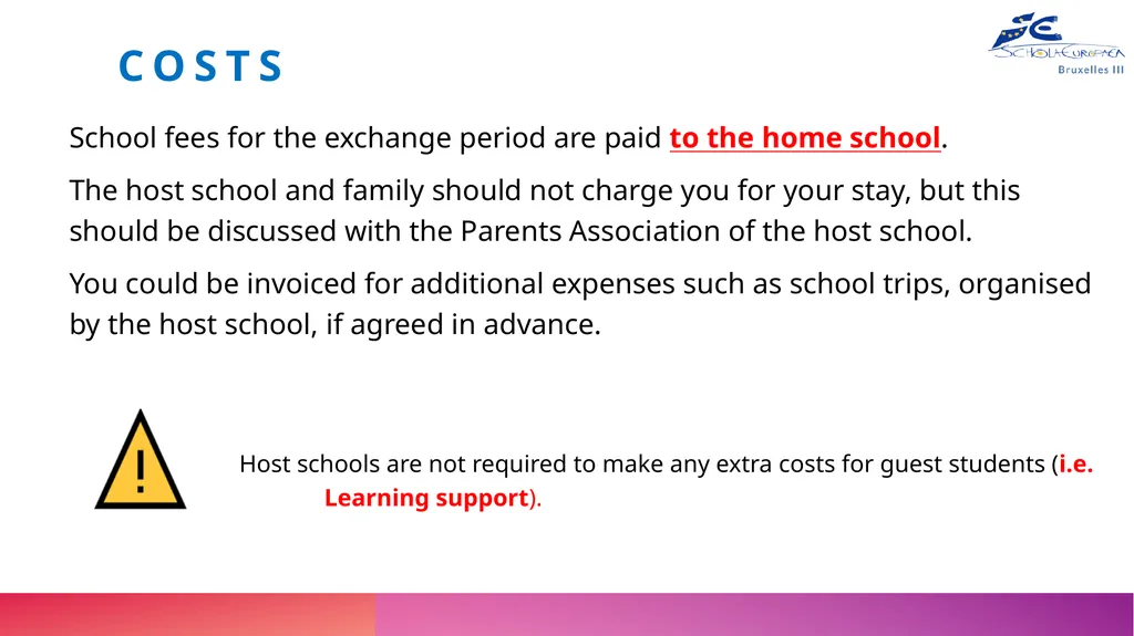 Mobility Programme from and to European schoolS 27 - slide 13 of 17