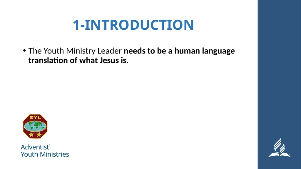 Seminar 4: Leadership The Youth Leader as - slide 3 of 24