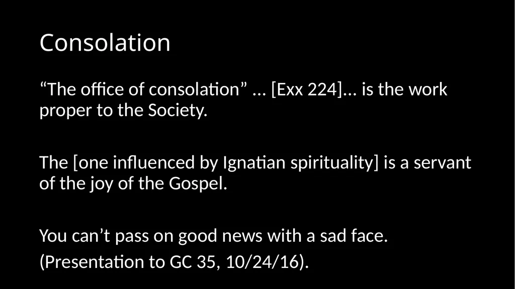 Ignatius and (Pope) Francis Tom Ryan Director, - slide 24 of 29