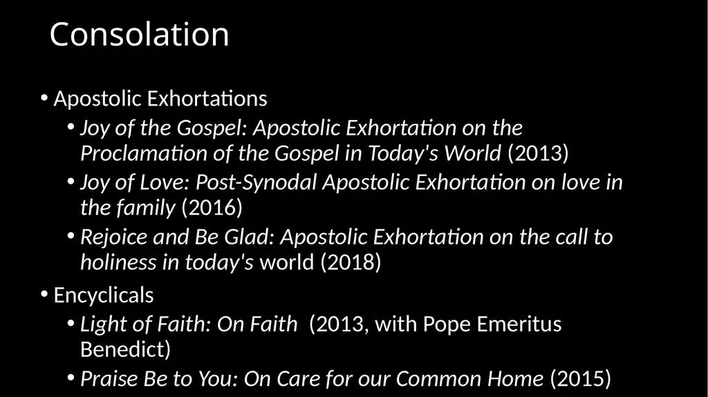 Ignatius and (Pope) Francis Tom Ryan Director, - slide 26 of 29