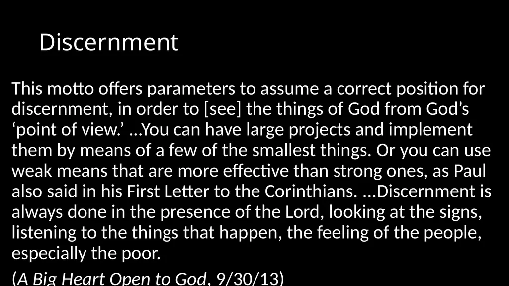 Ignatius and (Pope) Francis Tom Ryan Director, - slide 22 of 29