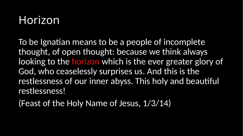 Ignatius and (Pope) Francis Tom Ryan Director, - slide 16 of 29