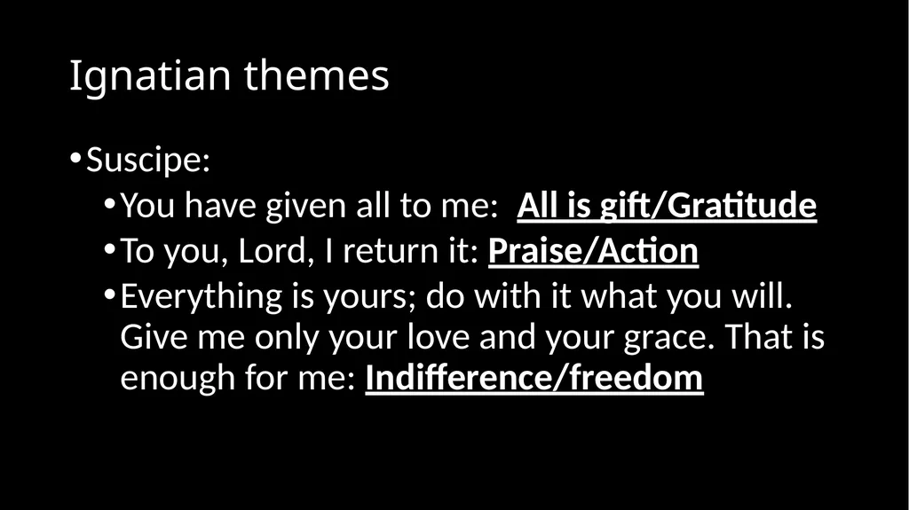 Ignatius and (Pope) Francis Tom Ryan Director, - slide 5 of 29