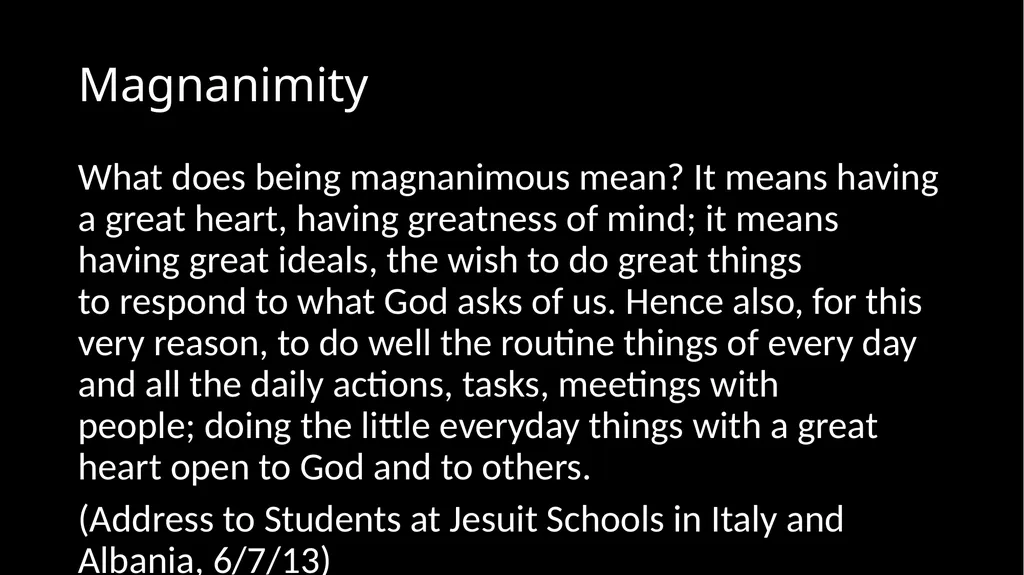 Ignatius and (Pope) Francis Tom Ryan Director, - slide 20 of 29