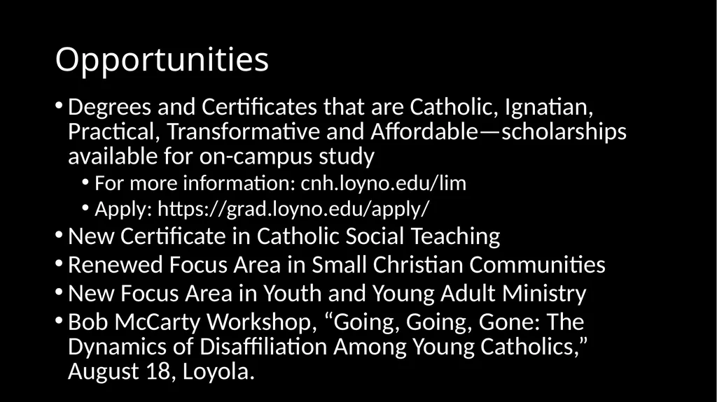 Ignatius and (Pope) Francis Tom Ryan Director, - slide 2 of 29