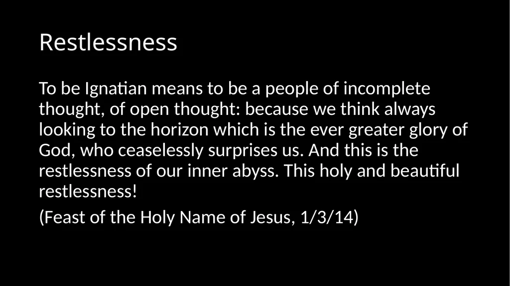 Ignatius and (Pope) Francis Tom Ryan Director, - slide 11 of 29