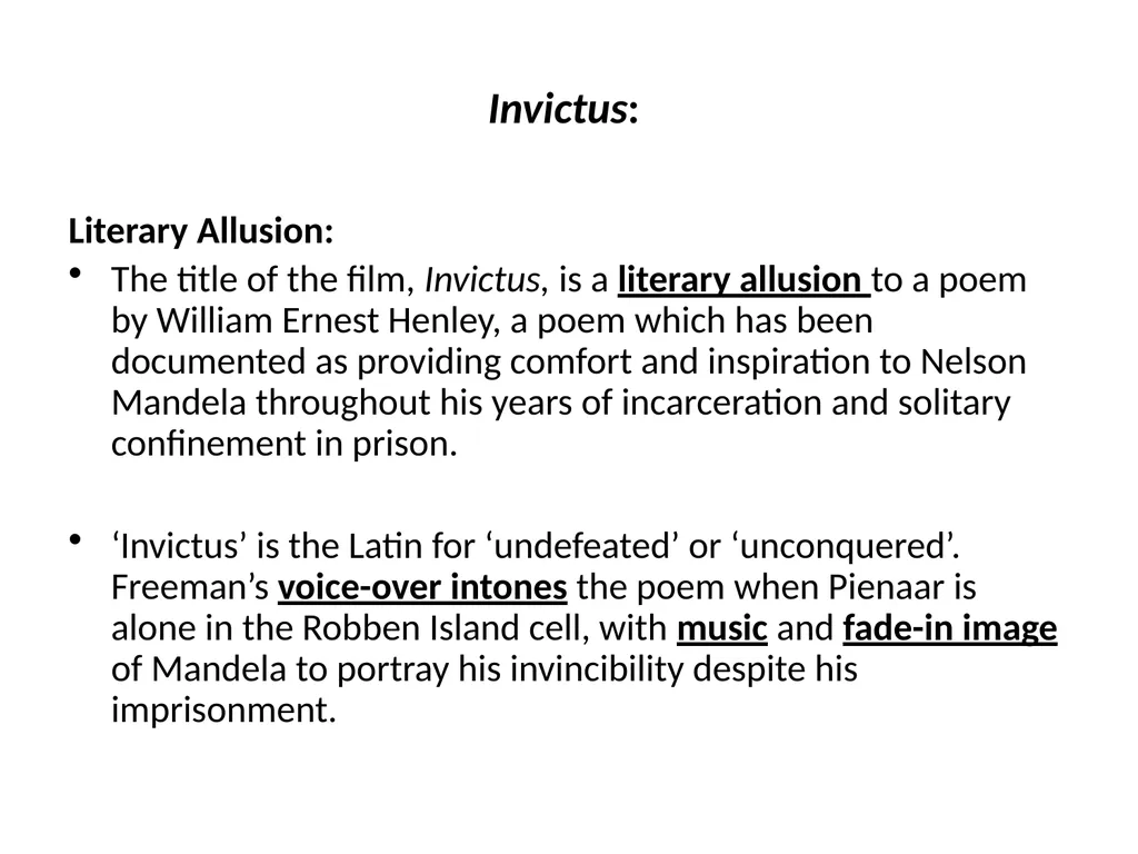 Investigating narrative devices in Ransom and - slide 18 of 23
