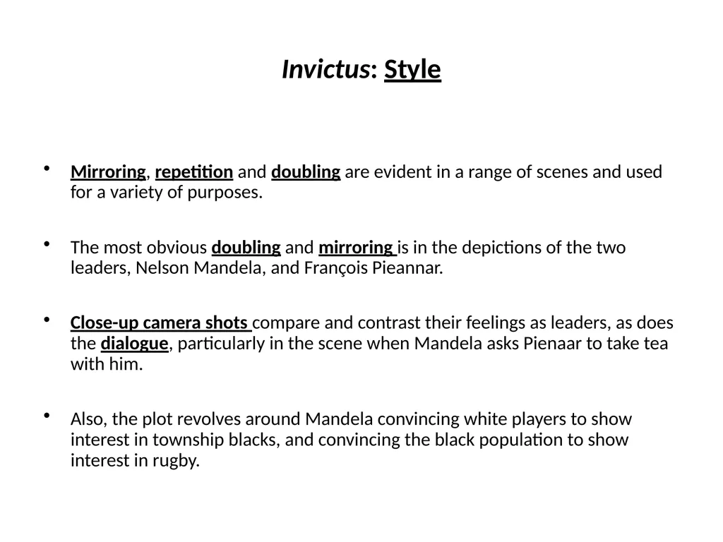 Investigating narrative devices in Ransom and - slide 19 of 23