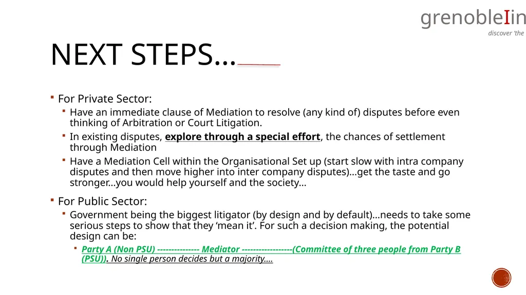 mediation….. What, Why and How of the concept….. - slide 9 of 17