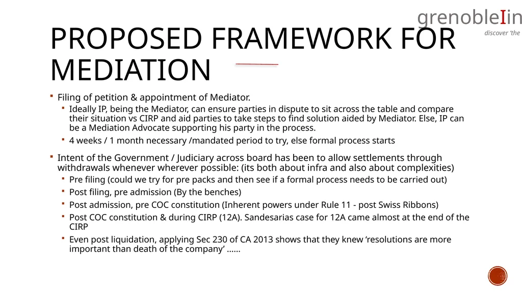 mediation….. What, Why and How of the concept….. - slide 14 of 17