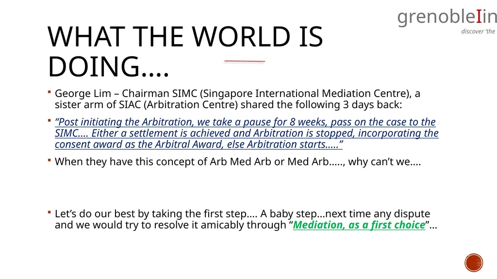 mediation….. What, Why and How of the concept….. - slide 10 of 17