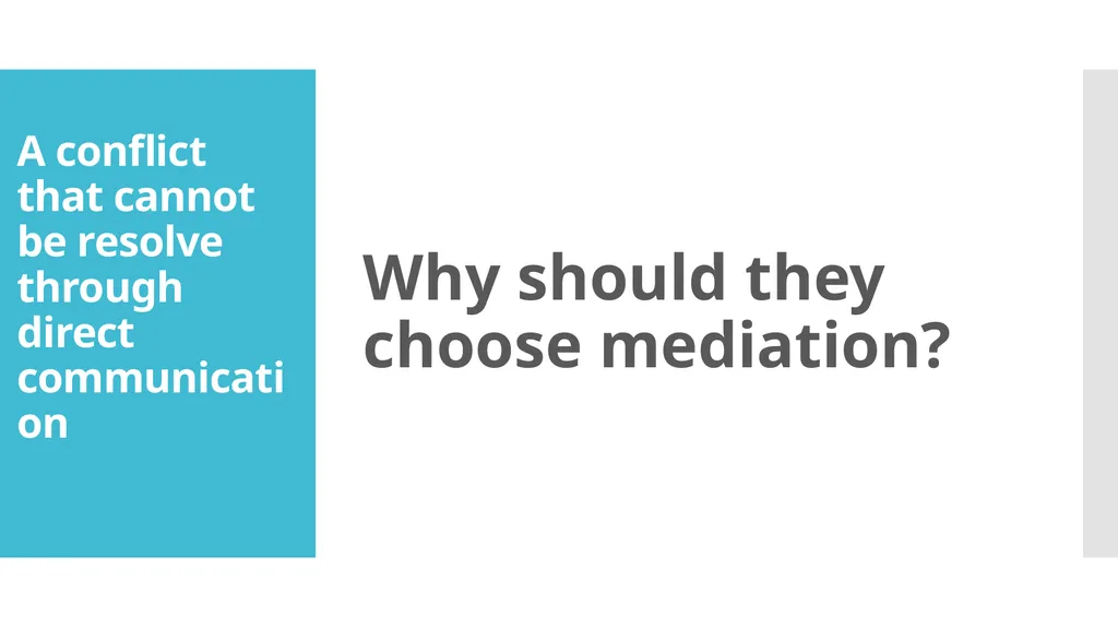 Mediating IP disputes The perspective of an R&D - slide 2 of 16
