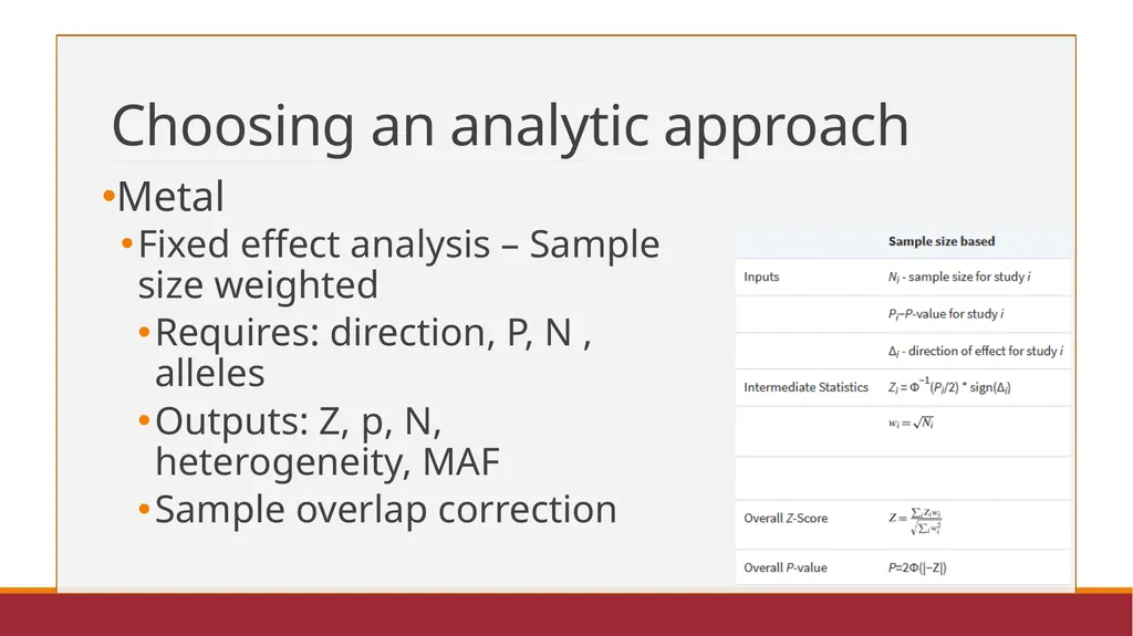 GWAS Meta-Analysis Sarah Medland The 2021 Virtual - slide 17 of 20
