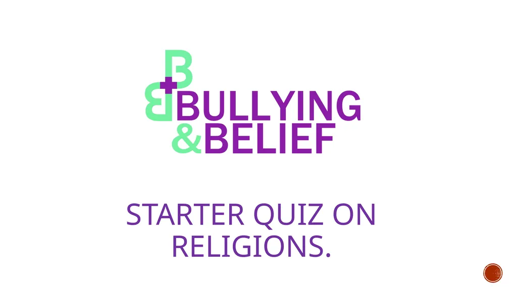 STARTER QUIZ on religions. Over half of all Jewish - slide 1 of 10