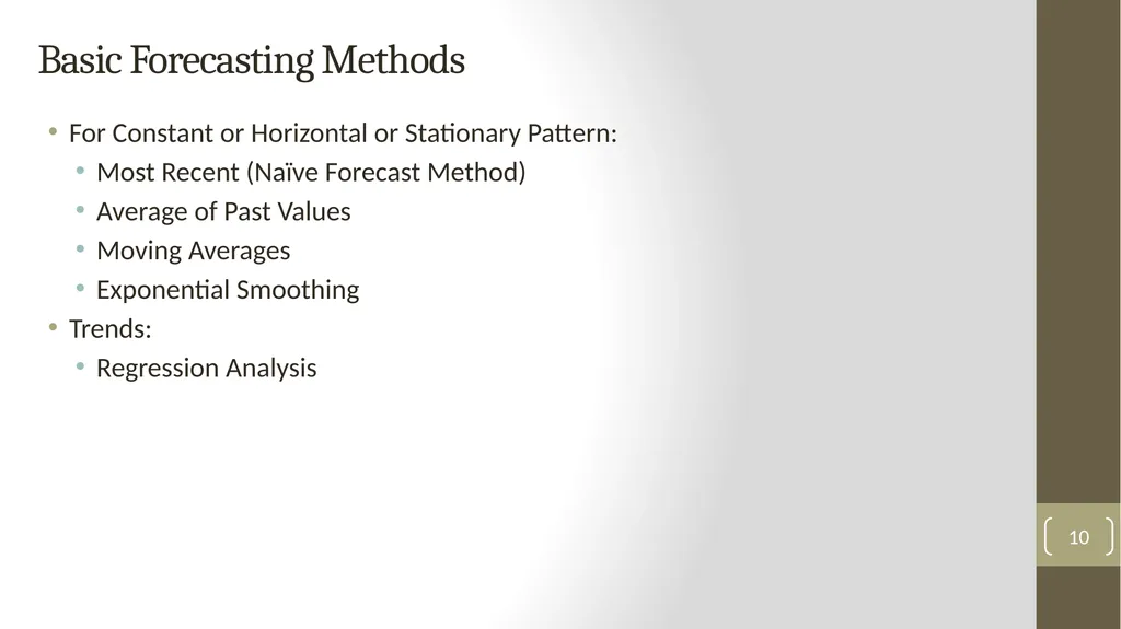 Highline Class, BI 348 Basic Business Analytics - slide 10 of 48