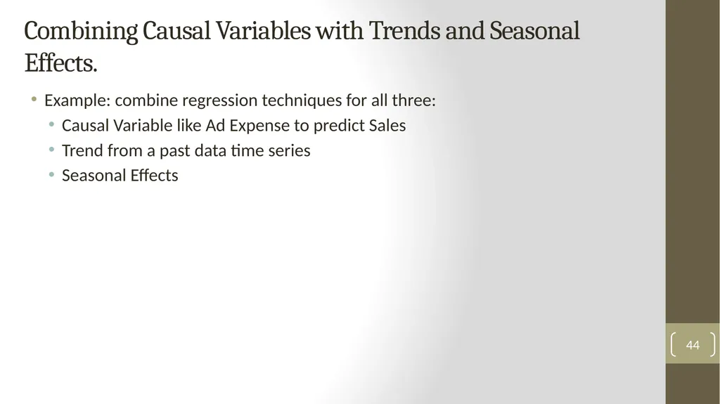 Highline Class, BI 348 Basic Business Analytics - slide 44 of 48