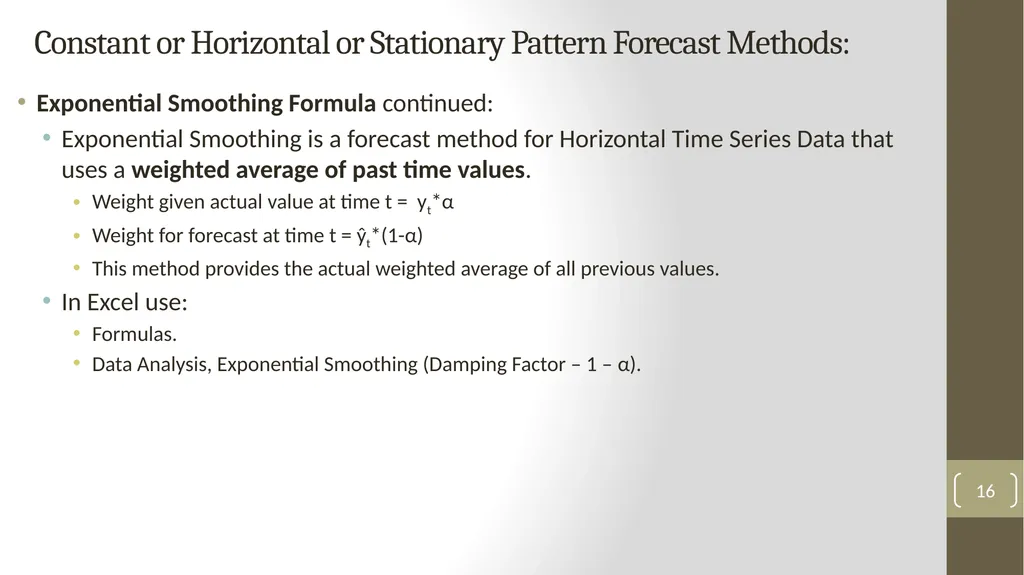 Highline Class, BI 348 Basic Business Analytics - slide 16 of 48