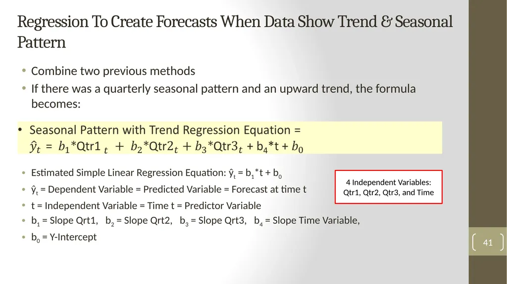 Highline Class, BI 348 Basic Business Analytics - slide 41 of 48