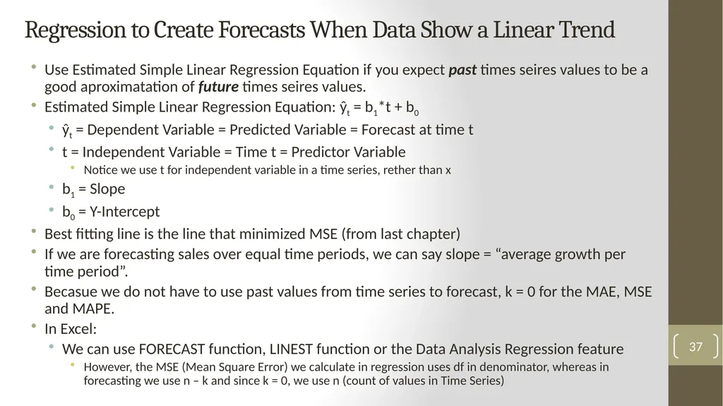Highline Class, BI 348 Basic Business Analytics - slide 37 of 48