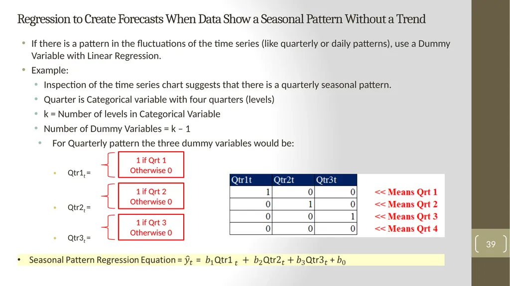 Highline Class, BI 348 Basic Business Analytics - slide 39 of 48