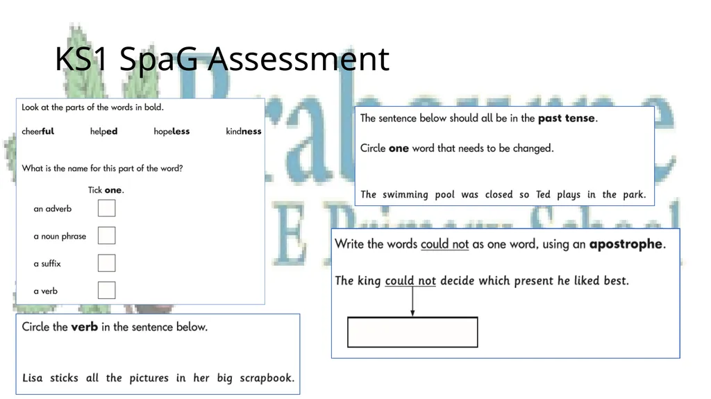 Brabourne CEP SPaG Workshop 13-11-19 What is - slide 8 of 10