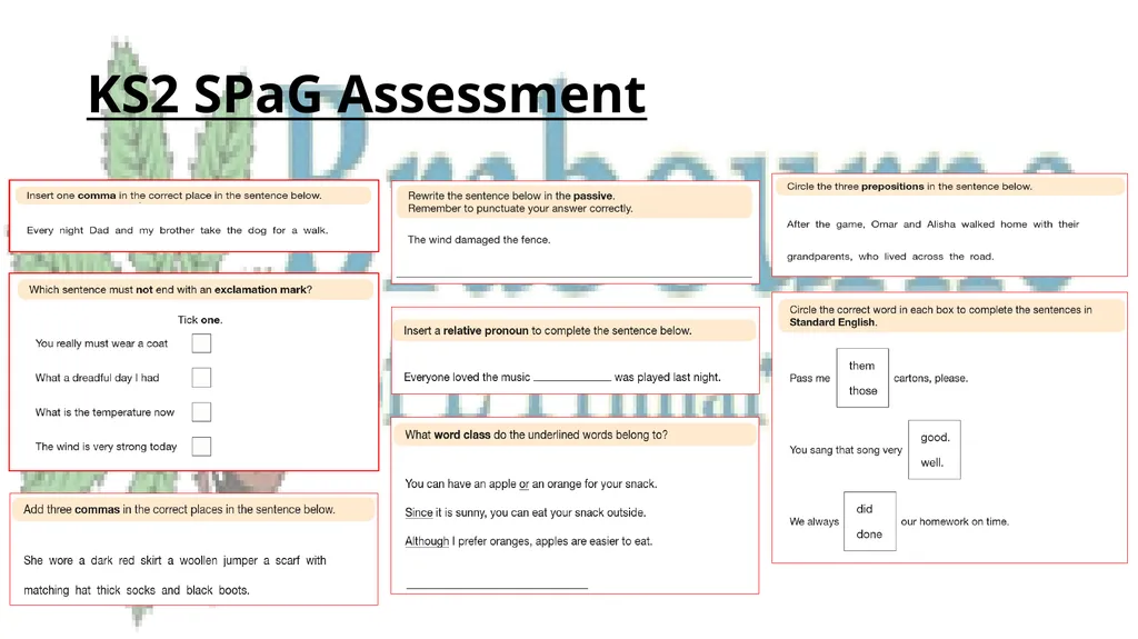 Brabourne CEP SPaG Workshop 13-11-19 What is - slide 9 of 10