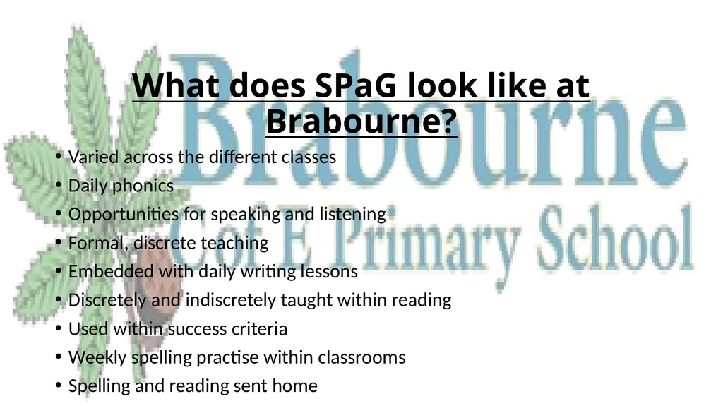 Brabourne CEP SPaG Workshop 13-11-19 What is - slide 4 of 10