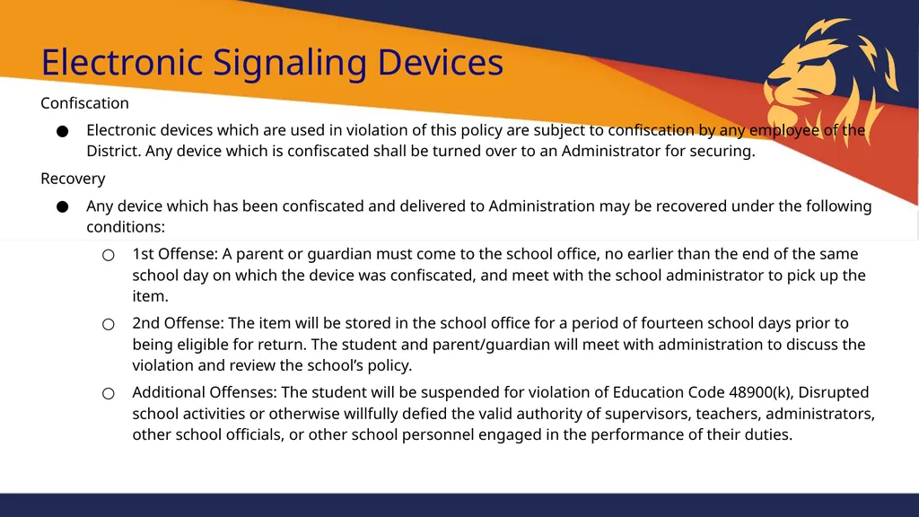 2019-2020 Policies and Procedures Bus - slide 9 of 22