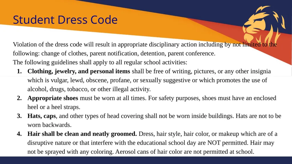 2019-2020 Policies and Procedures Bus - slide 16 of 22