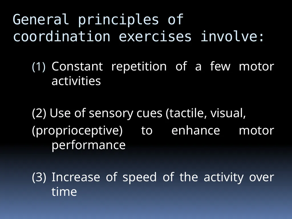 Co-ordination Exercises Coordination or fine motor - slide 6 of 22