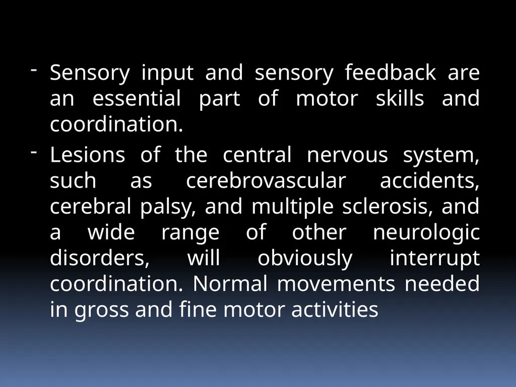 Co-ordination Exercises Coordination or fine motor - slide 5 of 22
