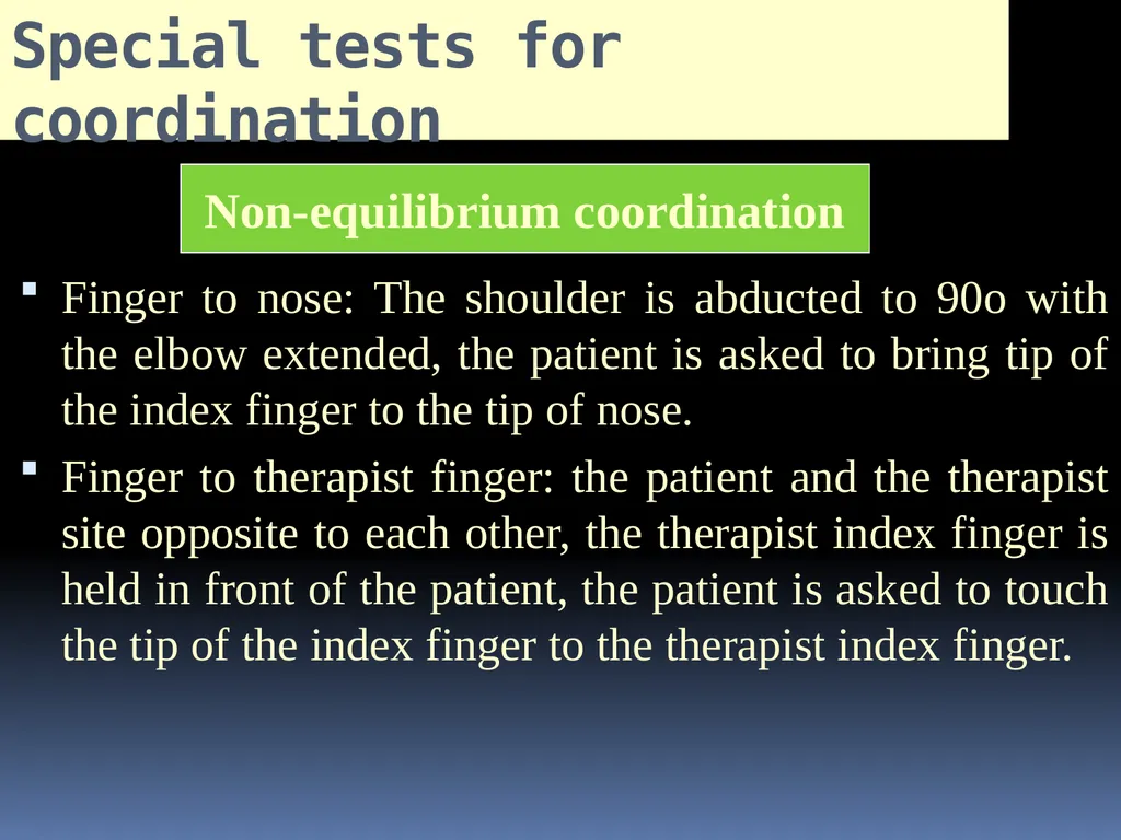 Co-ordination Exercises Coordination or fine motor - slide 13 of 22