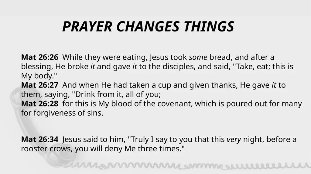 CONVERSATIONS WITH GOD PRAYER CHANGES THINGS 1Th - slide 5 of 11