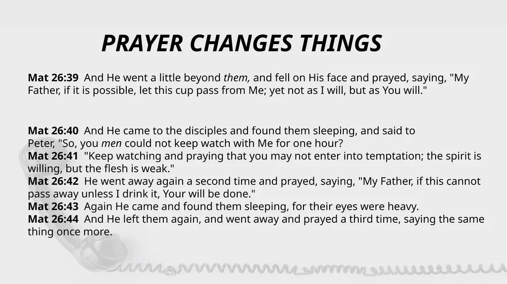 CONVERSATIONS WITH GOD PRAYER CHANGES THINGS 1Th - slide 7 of 11