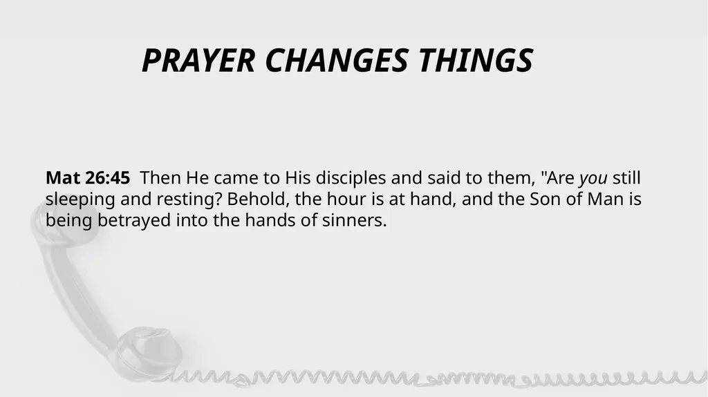 CONVERSATIONS WITH GOD PRAYER CHANGES THINGS 1Th - slide 9 of 11