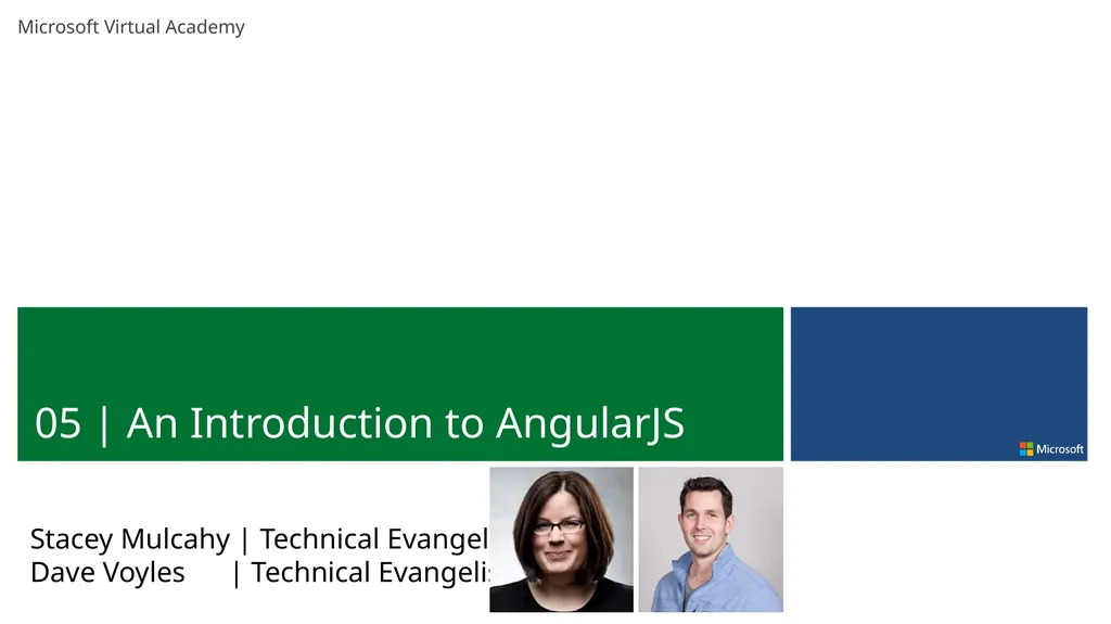 05 | An Introduction to AngularJS Stacey Mulcahy | - slide 1 of 14