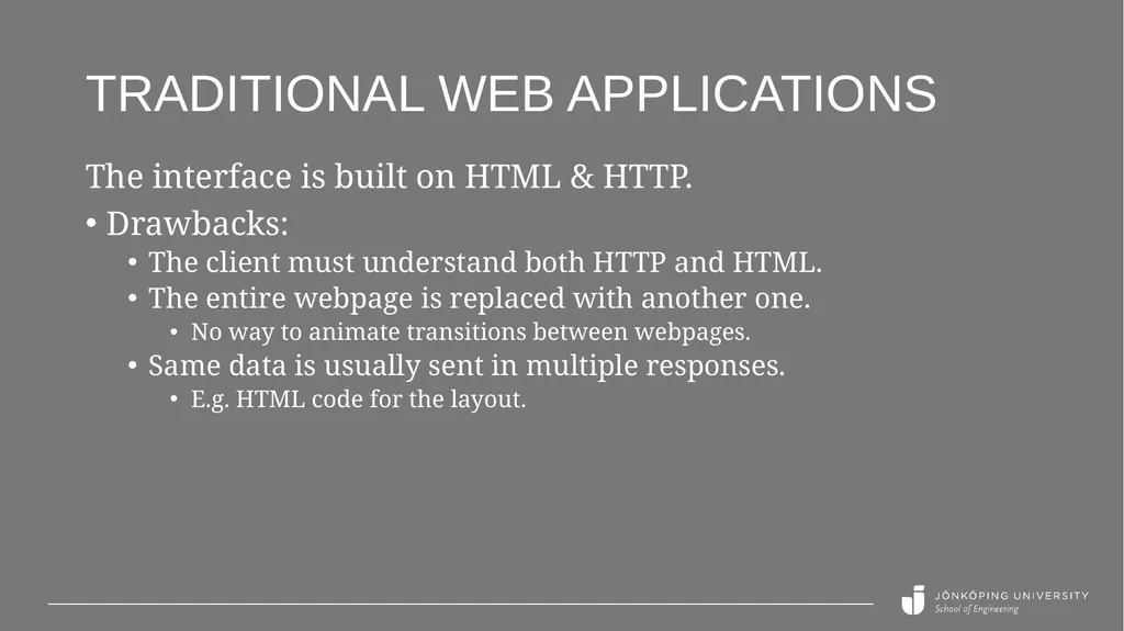 REST API basics Peter Larsson-Green Jönköping - slide 4 of 21
